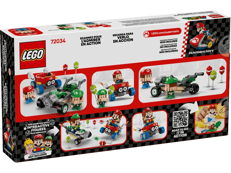 LEGO Mario Kart – Baby Mario vs. Baby Luigi 72034 Super Mario