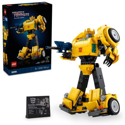 LEGO Bumblebee from Transformers 10338 Icons