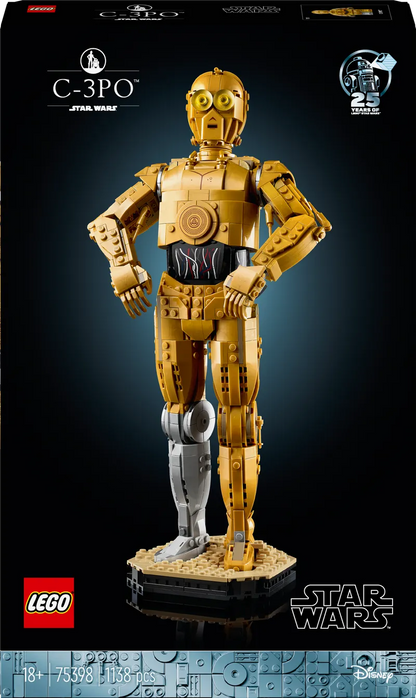 LEGO C-3PO; Golden robot 75398 Star Wars