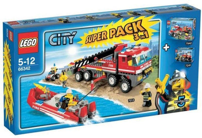 LEGO City Super Pack 3 in 1 66342 City LEGO CITY @ 2TTOYS | Official LEGO shop😊🥰 LEGO €. 59.99