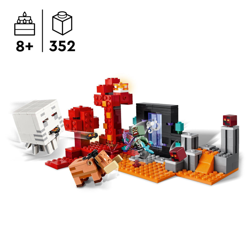 LEGO The Nether Portal Ambush 21255 Minecraft LEGO MINECRAFT @ 2TTOYS LEGO €. 37.99