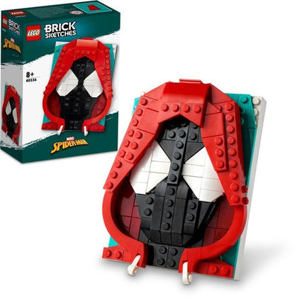 LEGO Miles Morales image 40536 Spiderman Bricksketches