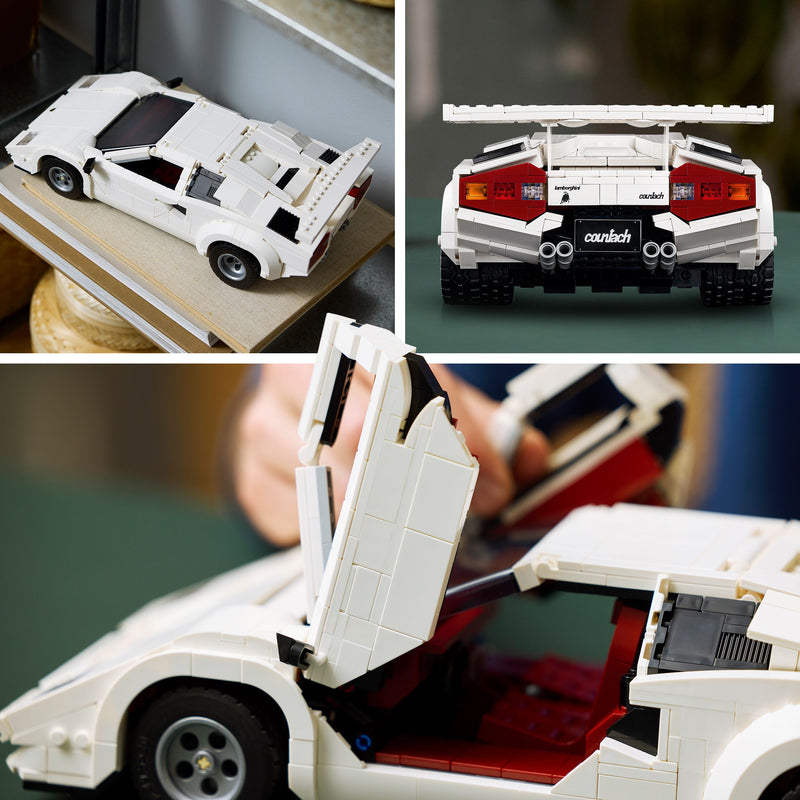 LEGO Lamborghini Countach 5000 Quattrovalvole (white) 10337 Icons