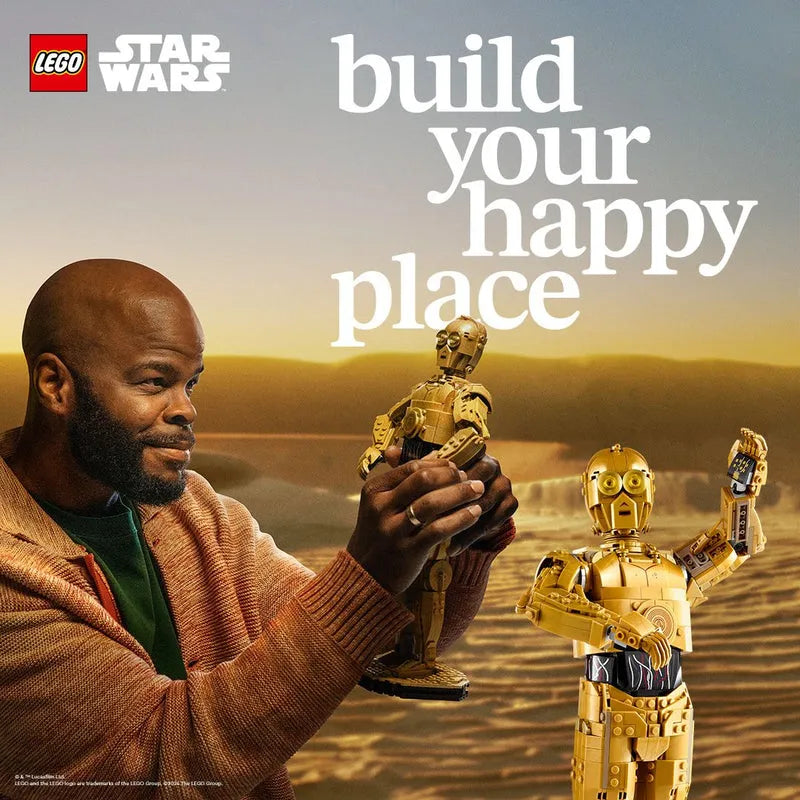 LEGO C-3PO; Golden robot 75398 Star Wars