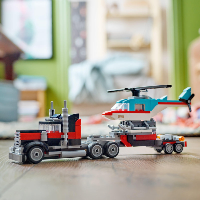 LEGO Flatbed Truck with Helicopter 31146 Creator 3 in 1 LEGO CREATOR 3 IN 1 @ 2TTOYS LEGO €. 19.99