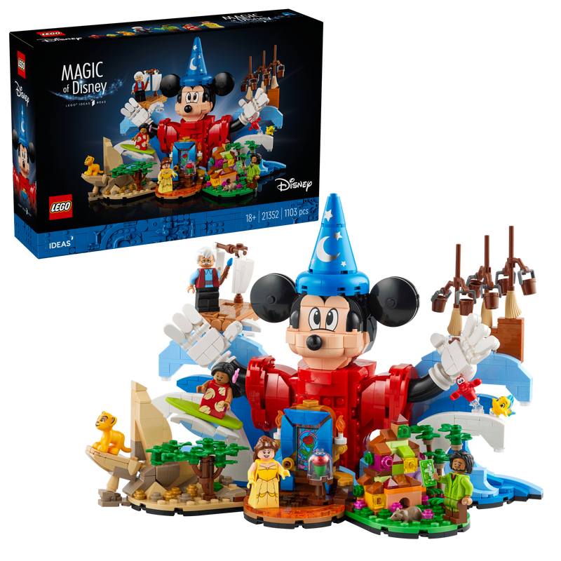 LEGO Disney 100 Celebration: A magical building adventure 21352 Ideas