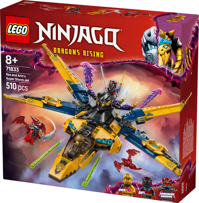 LEGO Ras &amp; Arin's Super Storm Plane 71833 Ninjago (Pre-Order: January)