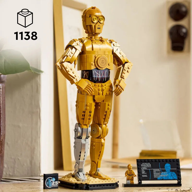 LEGO C-3PO; Golden robot 75398 Star Wars