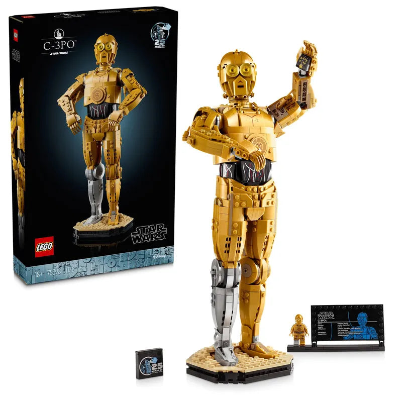 LEGO C-3PO; Golden robot 75398 Star Wars