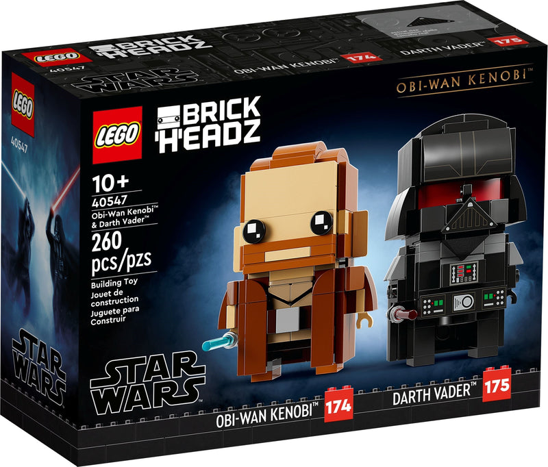 LEGO Obi-Wan & Darth Vader figurine 40547 Brickheadz