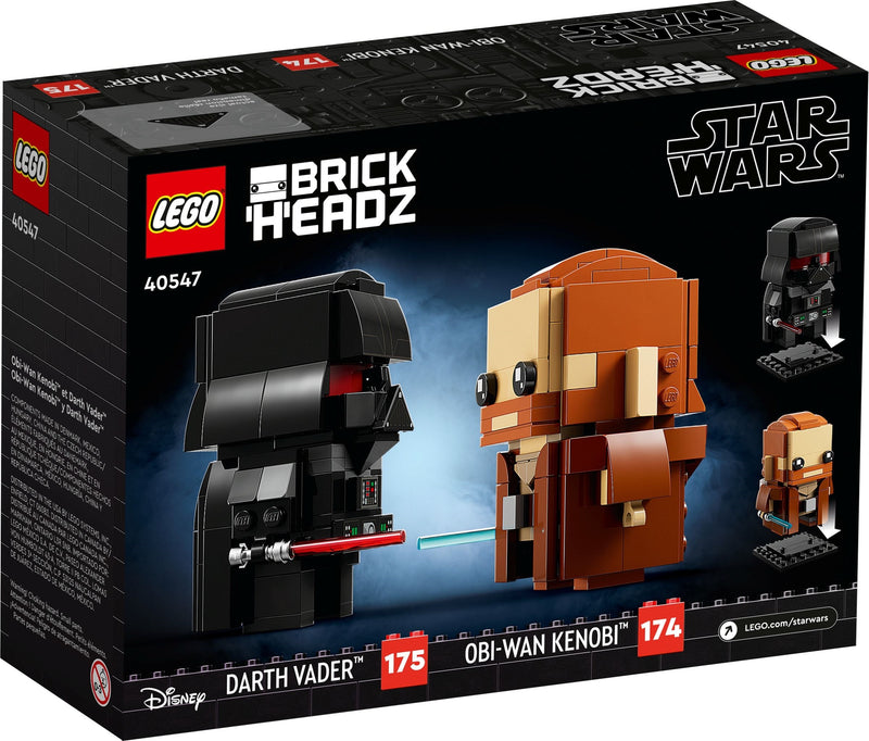 LEGO Obi-Wan & Darth Vader figurine 40547 Brickheadz