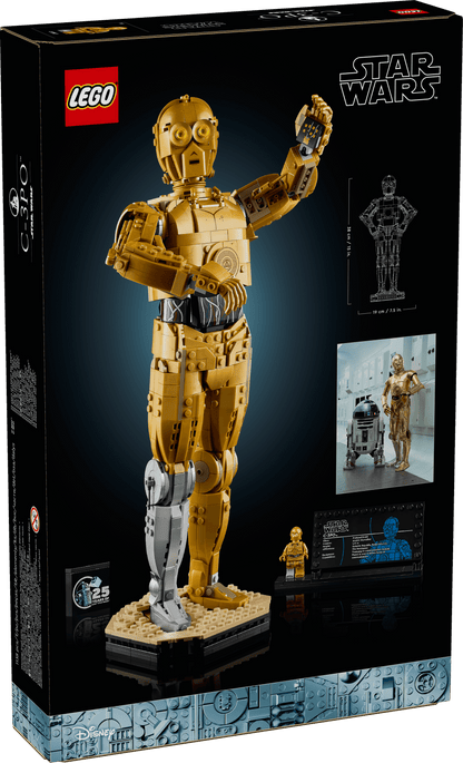 LEGO C-3PO; Golden robot 75398 Star Wars