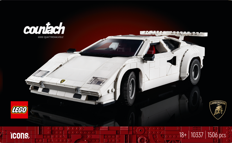 LEGO Lamborghini Countach 5000 Quattrovalvole (white) 10337 Icons