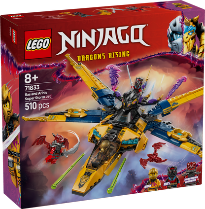 LEGO Ras &amp; Arin's Super Storm Plane 71833 Ninjago (Pre-Order: January)