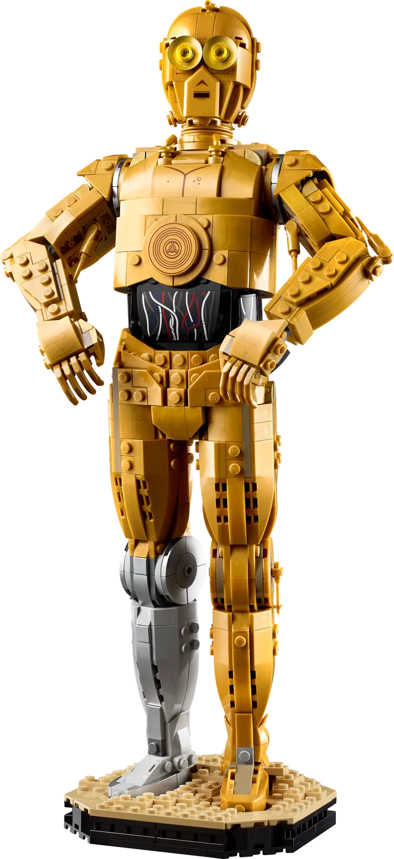 LEGO C-3PO; Golden robot 75398 Star Wars