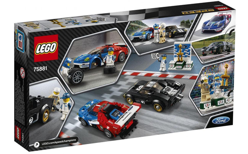 LEGO 2016 Ford GT & 1966 Ford GT40 75881 LEGO SPEEDCHAMPIONS @ 2TTOYS LEGO €. 34.99