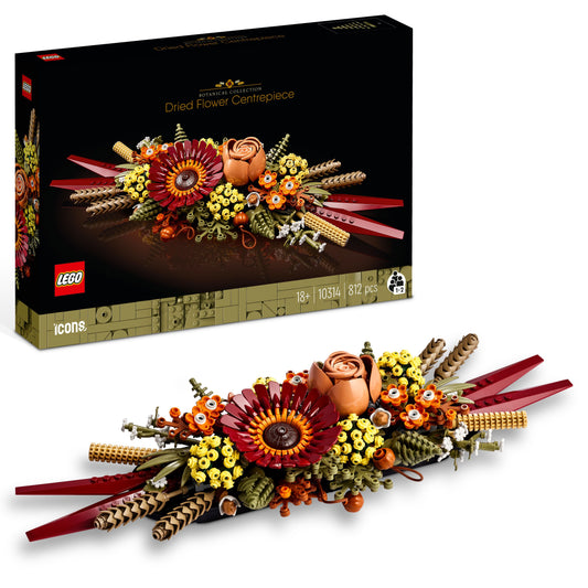 LEGO dried flower centerpiece 10314 Icons