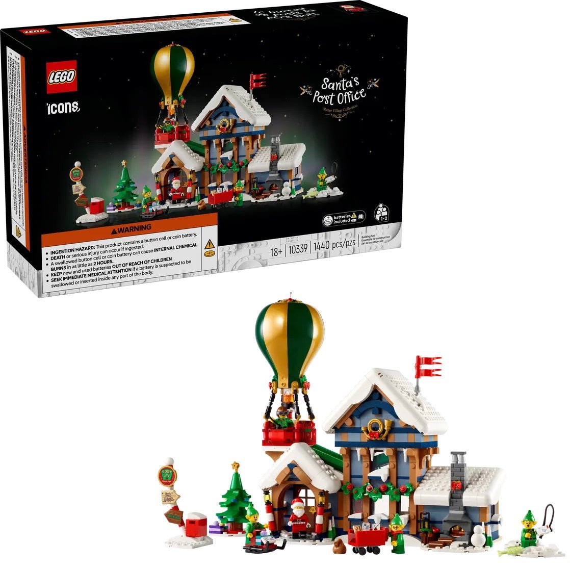 LEGO Santa Claus Post Office 10339 Icons