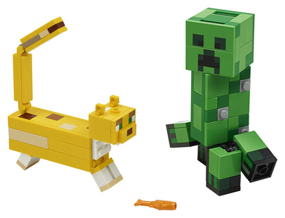 LEGO BigFig Creeper and Ocelot 21156 Minecraft