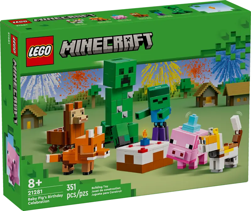 LEGO Baby Pig's Birthday Celebration 21281 Minecraft