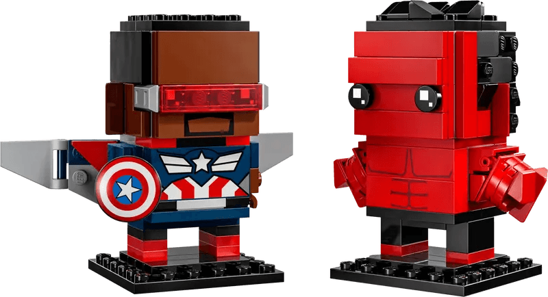 LEGO Captain America and Red Hulk figuren 40668 Brickheadz