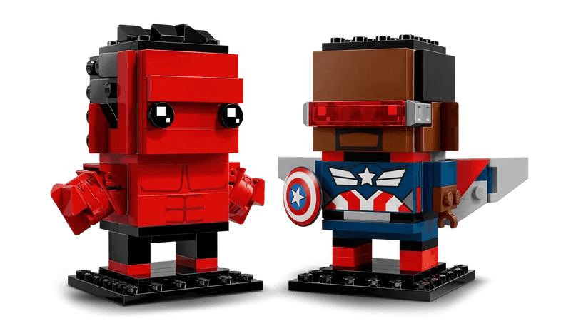 LEGO Captain America and Red Hulk figuren 40668 Brickheadz