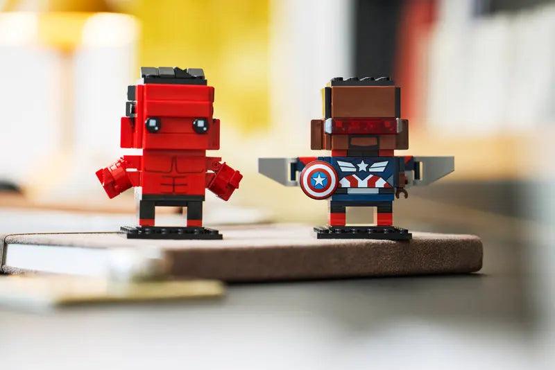 LEGO Captain America and Red Hulk figuren 40668 Brickheadz