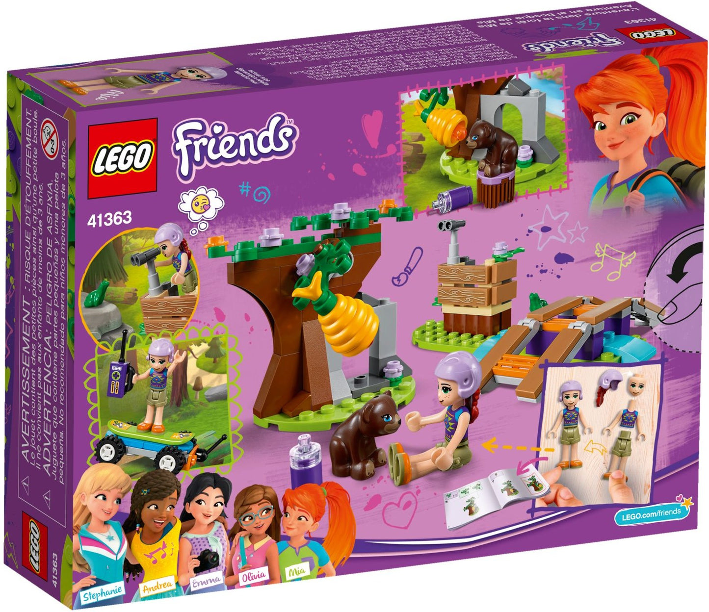 LEGO Mia's Forest Adventure 41363 Friends