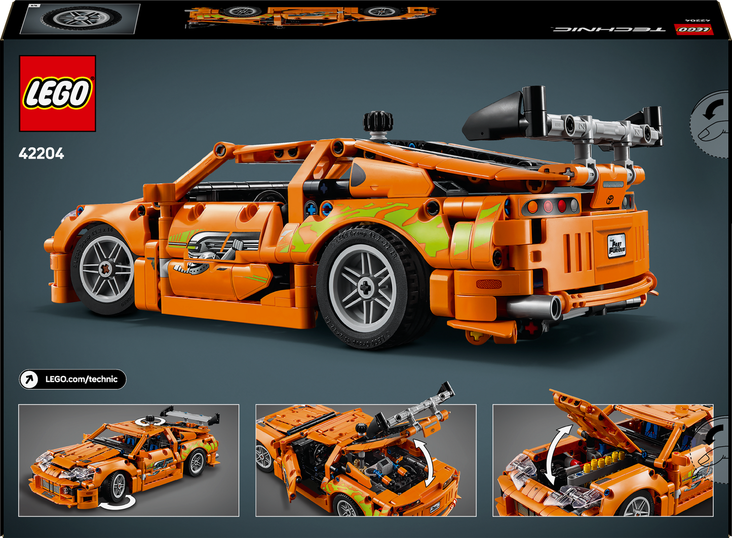 LEGO The Fast and Furious Toyota Supra Mk4 42204 Technic