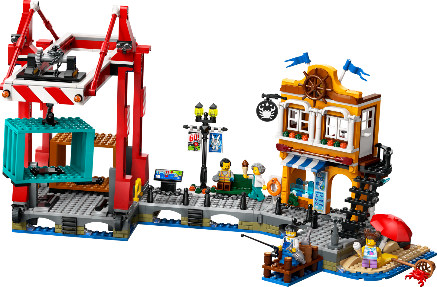 LEGO Harbor with freighter 60422 City