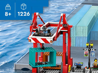 LEGO Harbor with freighter 60422 City