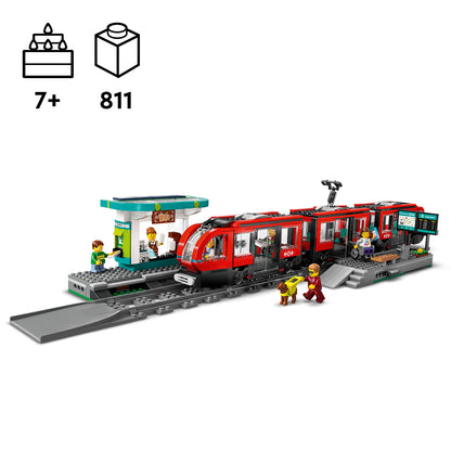 LEGO Downtown Streetcar and Station 60423 City