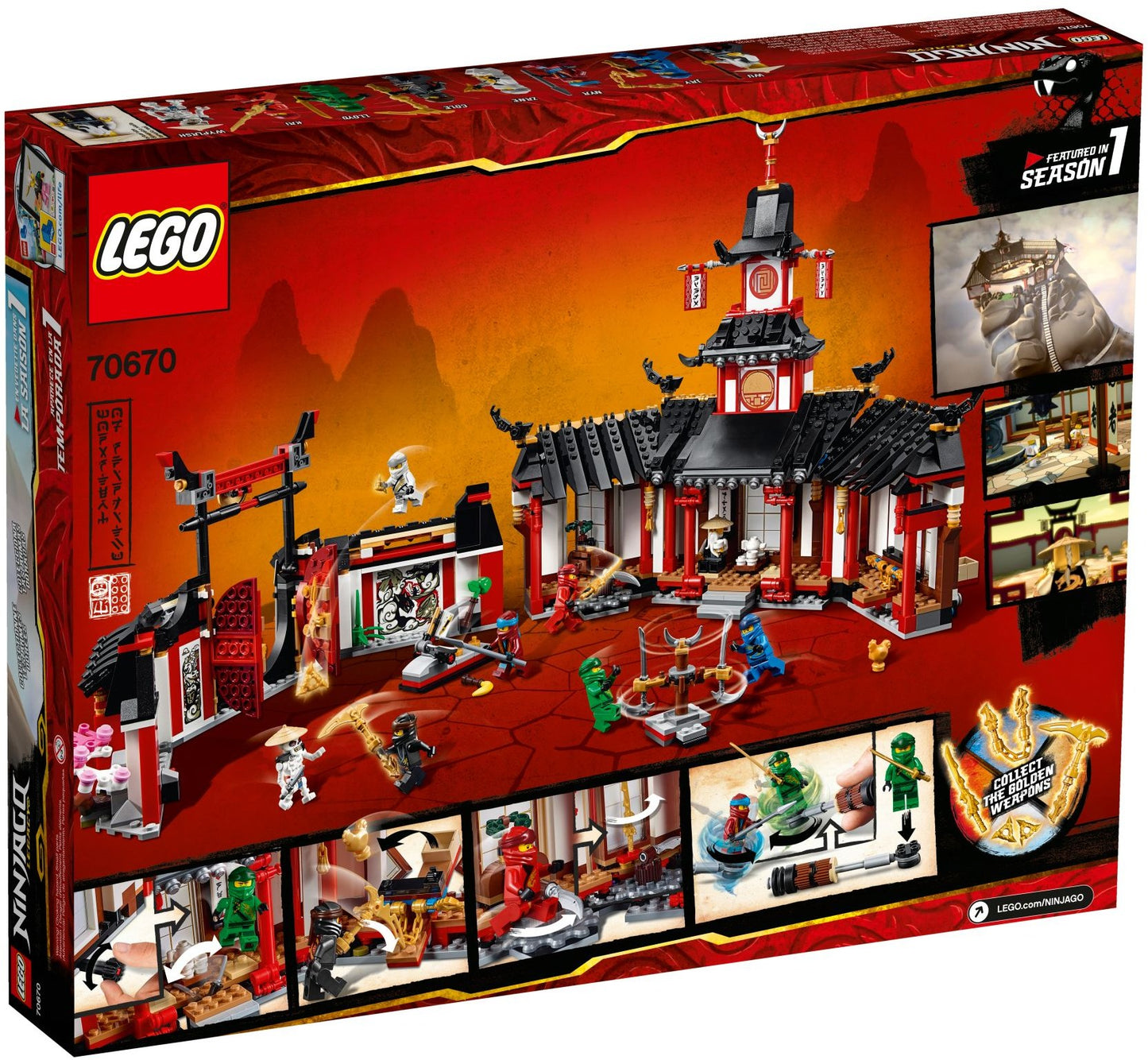 LEGO Monastery of Spinjitzu 70670 Ninjago