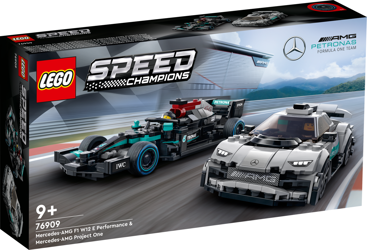 LEGO Mercedes-AMG Formula 1 W12 E Performance &amp; Mercedes-AMG Project One 76909 