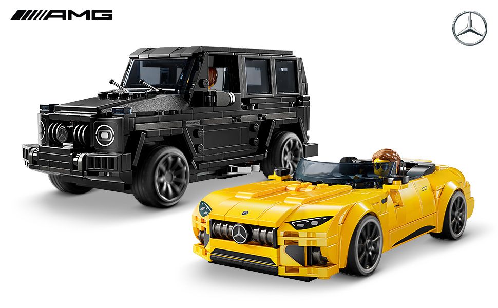 LEGO The Mercedes-AMG GT Roadster 2024 & AMG G 63 G-Wagon 76924 Speedchampions