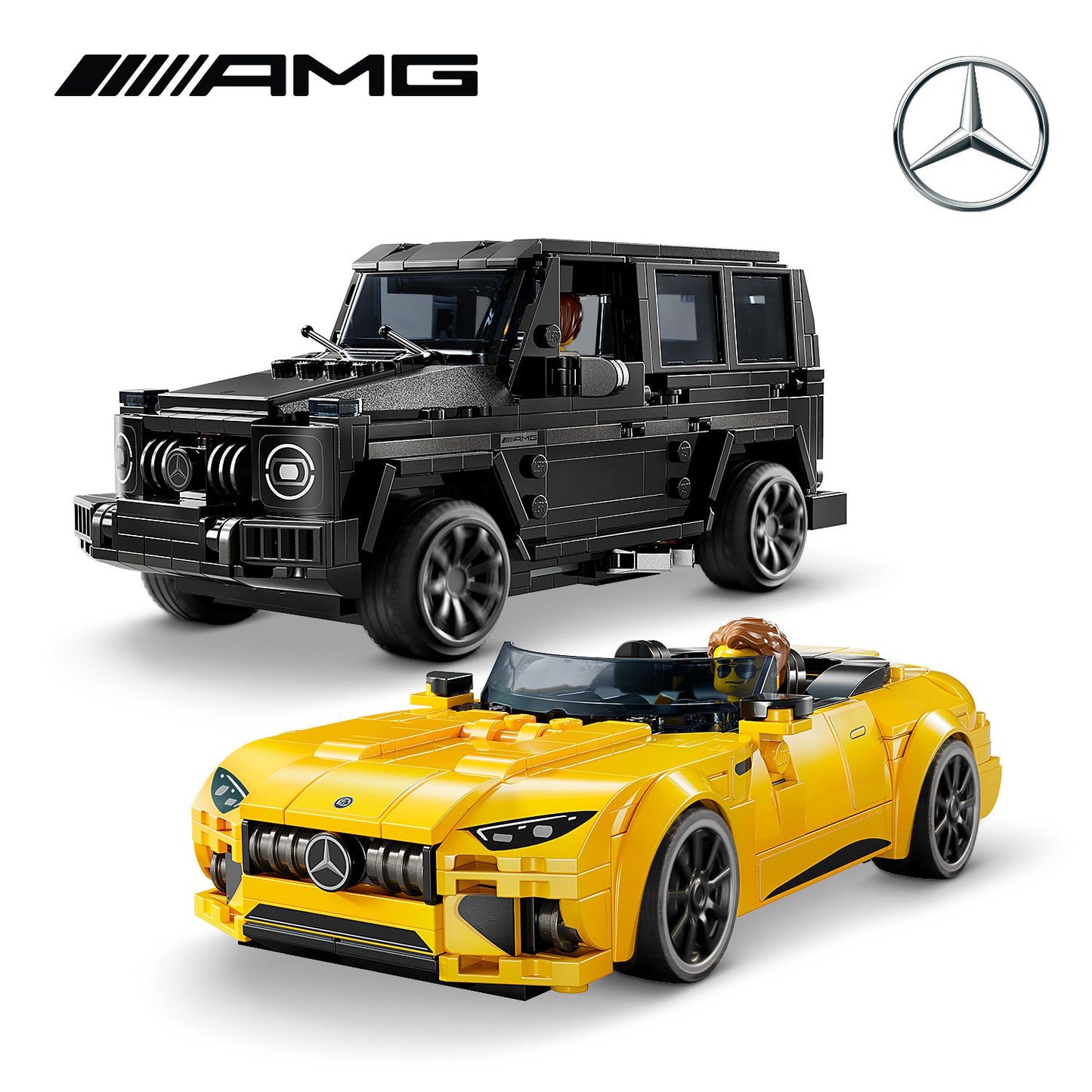 LEGO The Mercedes-AMG GT Roadster 2024 & AMG G 63 G-Wagon 76924 Speedchampions