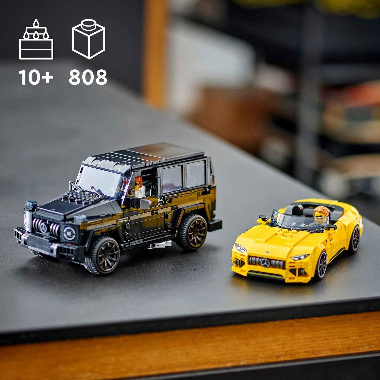 LEGO The Mercedes-AMG GT Roadster 2024 & AMG G 63 G-Wagon 76924 Speedchampions