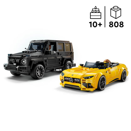 LEGO The Mercedes-AMG GT Roadster 2024 & AMG G 63 G-Wagon 76924 Speedchampions