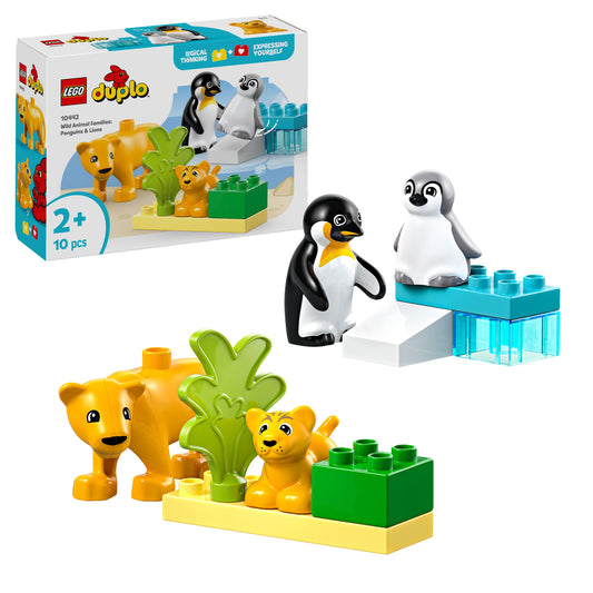 LEGO Wild Animal Families Penguins Lions 10442 DUPLO