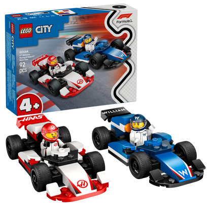 LEGO F1 Williams Racing &amp; Haas Formula 1 Cars 60464 City (Pre-Order: January 2025)