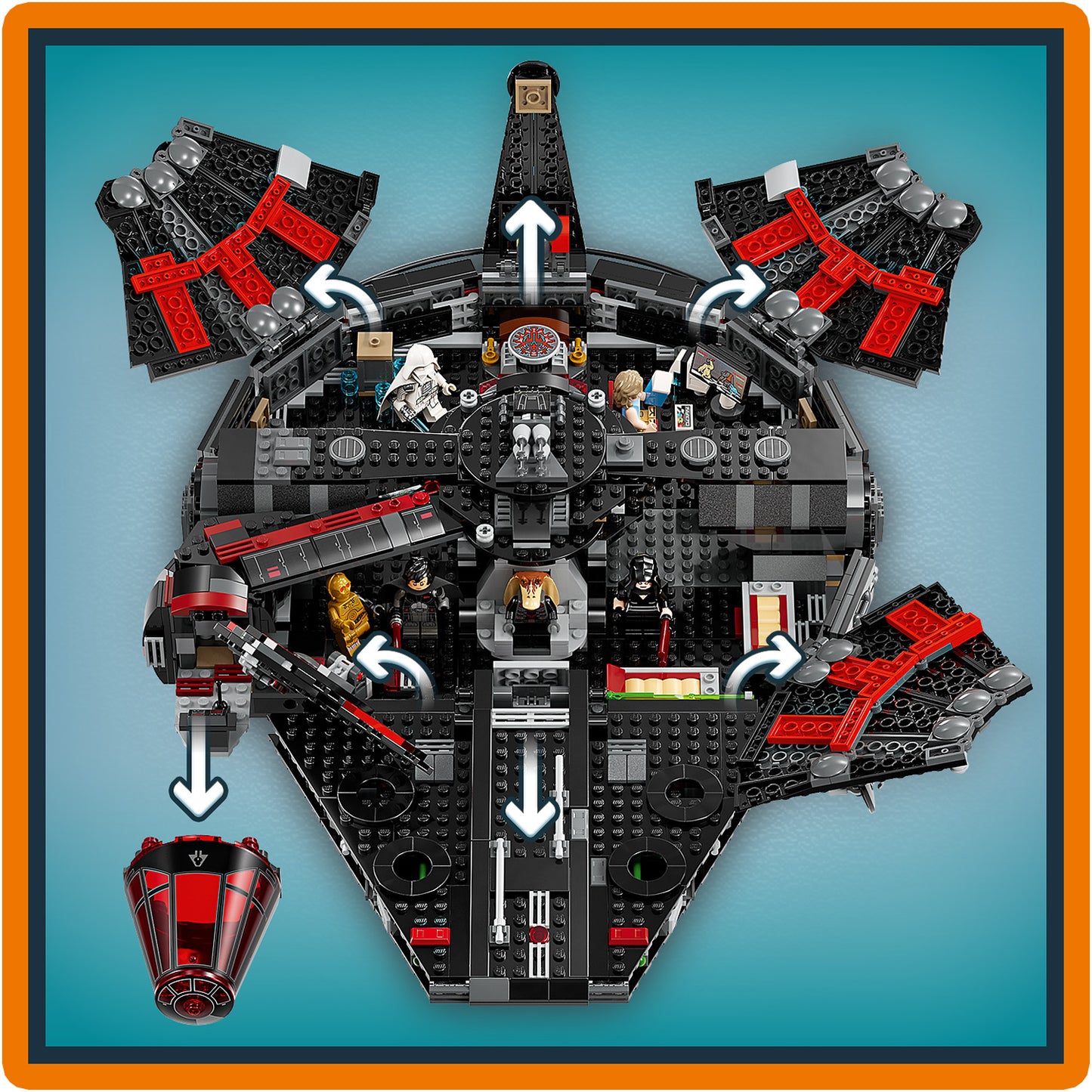 LEGO The StarWars Dark Falcon 75389 StarWars