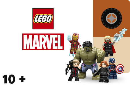 LEGO Marvel Superhelden met The Hulk, Iron Man, Captain America en Black widow @2TTOYS