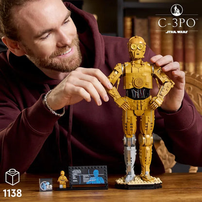 LEGO C-3PO; Golden robot 75398 Star Wars