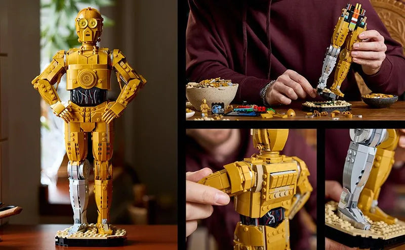 LEGO C-3PO; Golden robot 75398 Star Wars