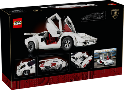 LEGO Lamborghini Countach 5000 Quattrovalvole (white) 10337 Icons