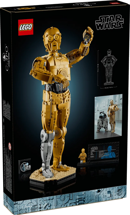 LEGO C-3PO; Golden robot 75398 Star Wars