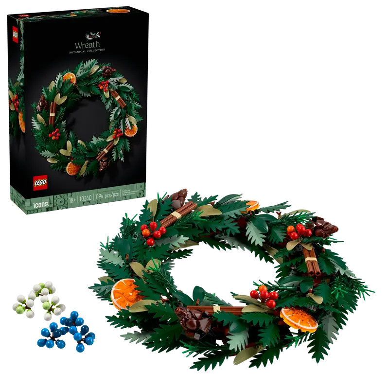 LEGO Wreath 10340 Icons