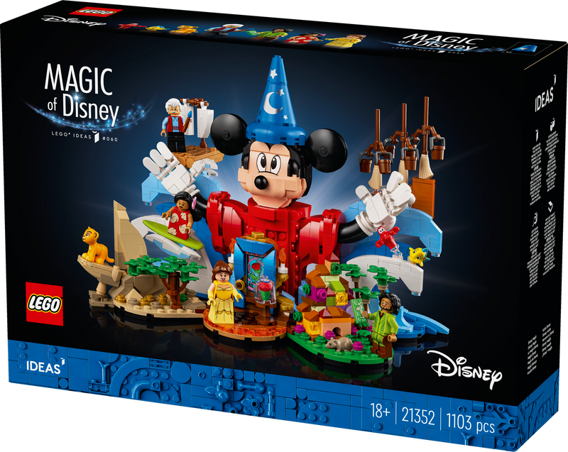 LEGO Disney 100 Celebration: A magical building adventure 21352 Ideas