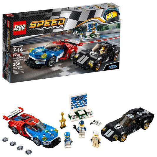 LEGO 2016 The Ford GT & 1966 Ford GT40 75881 Speedchampions LEGO SPEEDCHAMPIONS @ 2TTOYS | Official LEGO shop😊🥰 LEGO €. 34.99