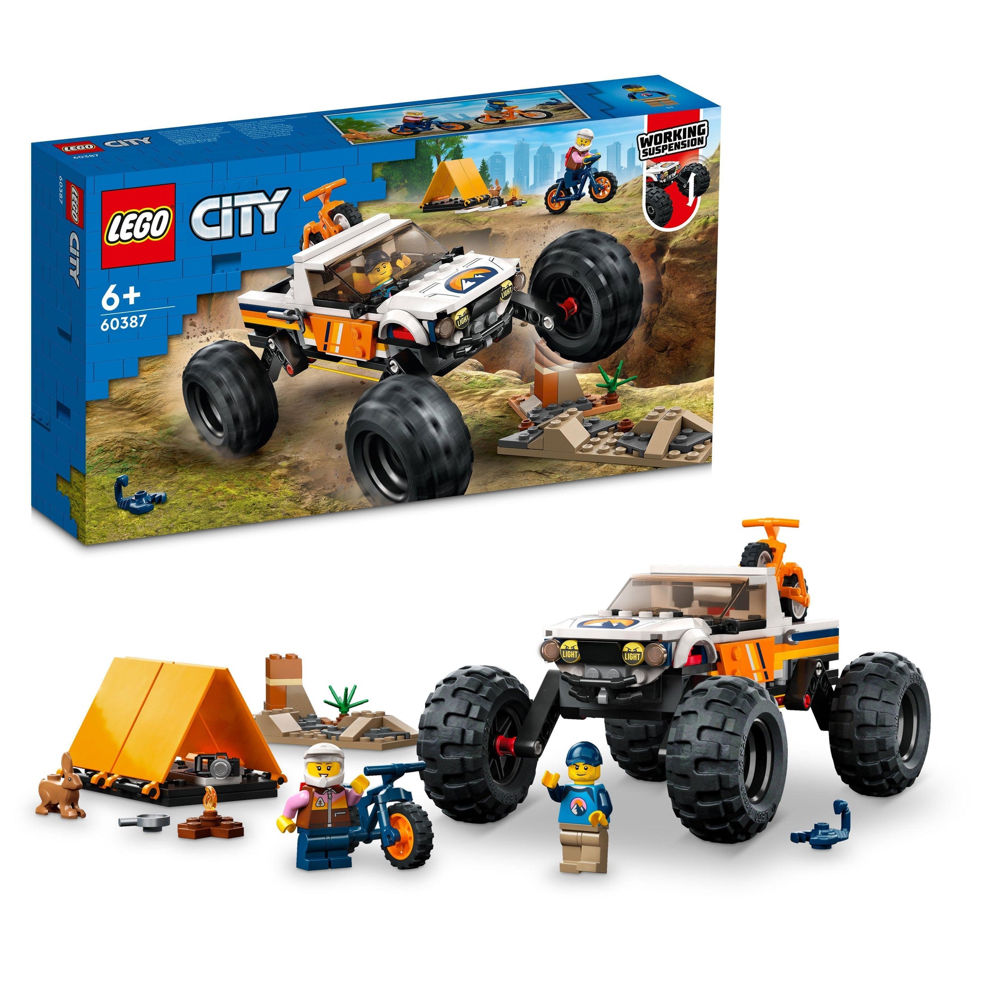 LEGO 4x4 Off-Roader Adventures 60387 City LEGO CITY @ 2TTOYS | Official LEGO shop😊🥰 LEGO €. 29.99